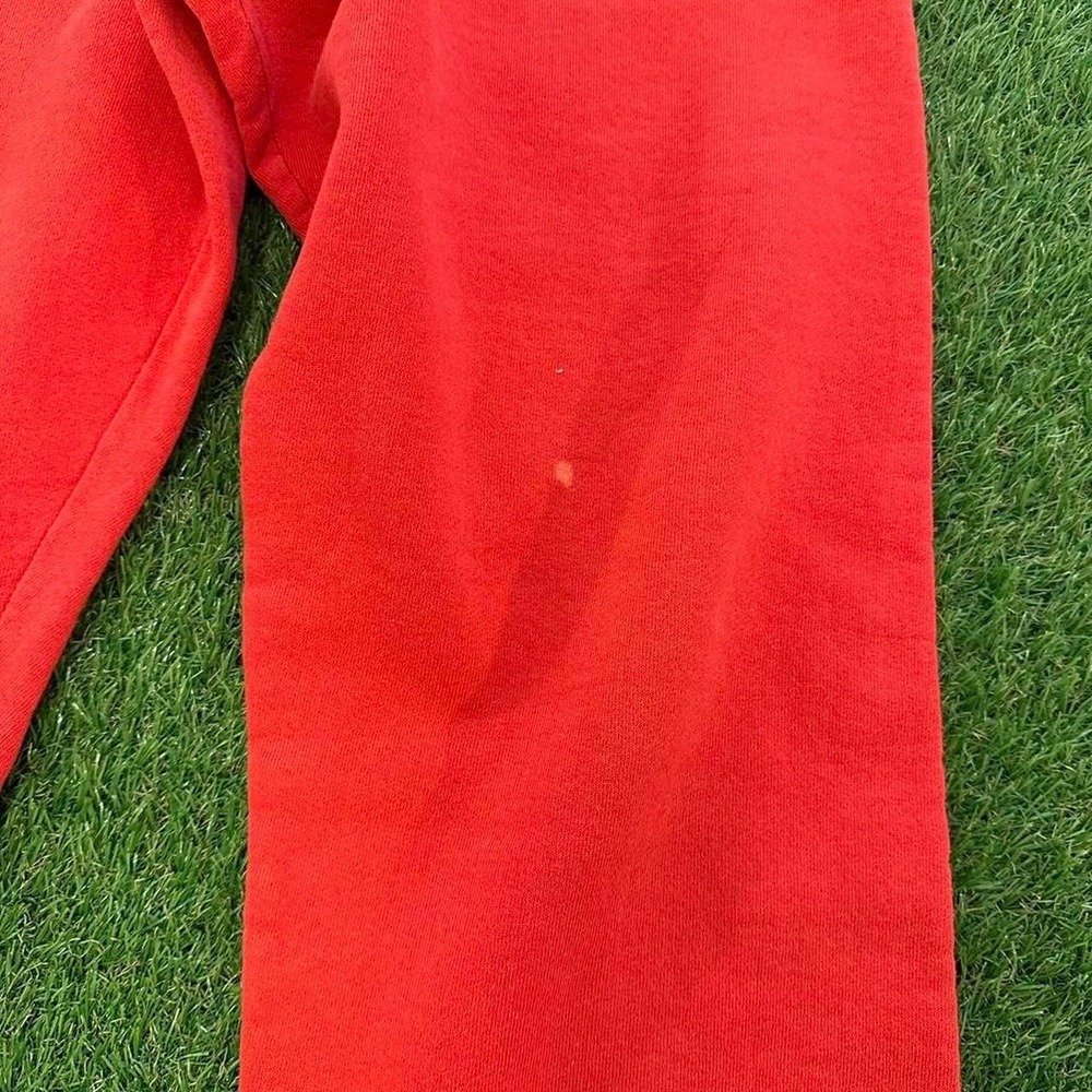 Russell Athletic red cuffed sweatpants large - Picture 4 of 8